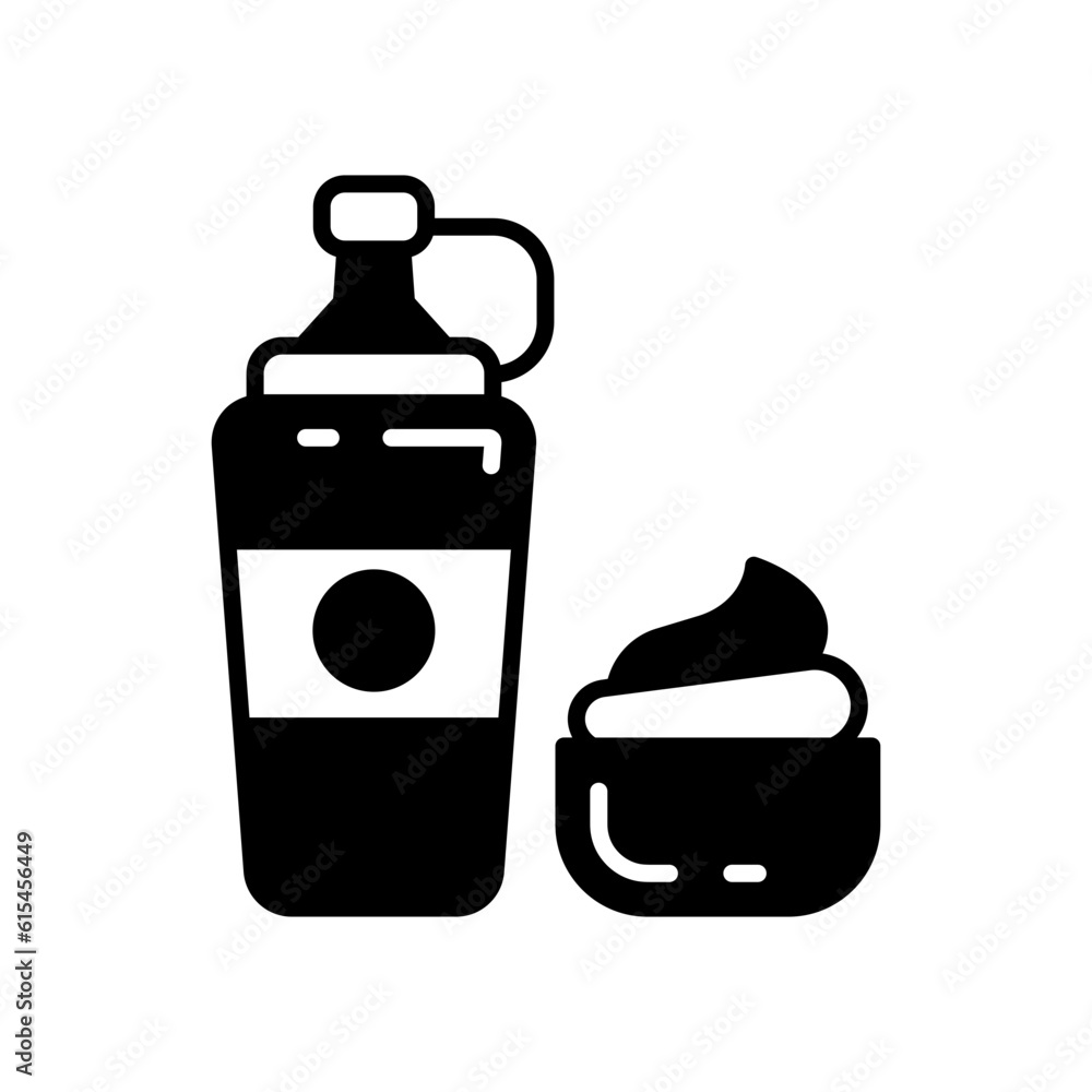 Mayonnaise icon in vector. Illustration Mayonnaise icon in vector. Illustration