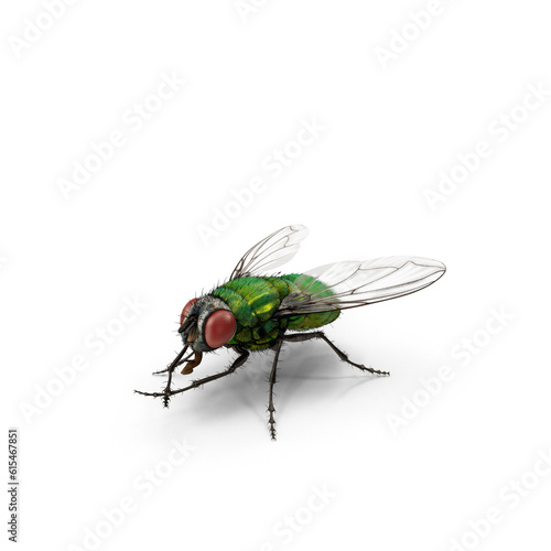 Common green fly. blow fly. Lucilia sericata