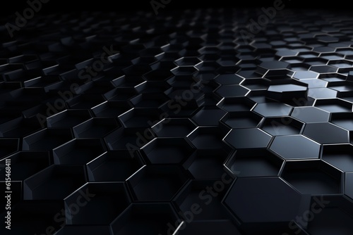 Mystic Hexagons: Abstract Dark Background with Geometric Hexagonal Patterns, geometric, hexagon, abstract, dark background, pattern, design, shape, symmetry, 