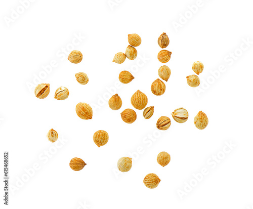 Foto Coriander seeds isolated on transparent png
