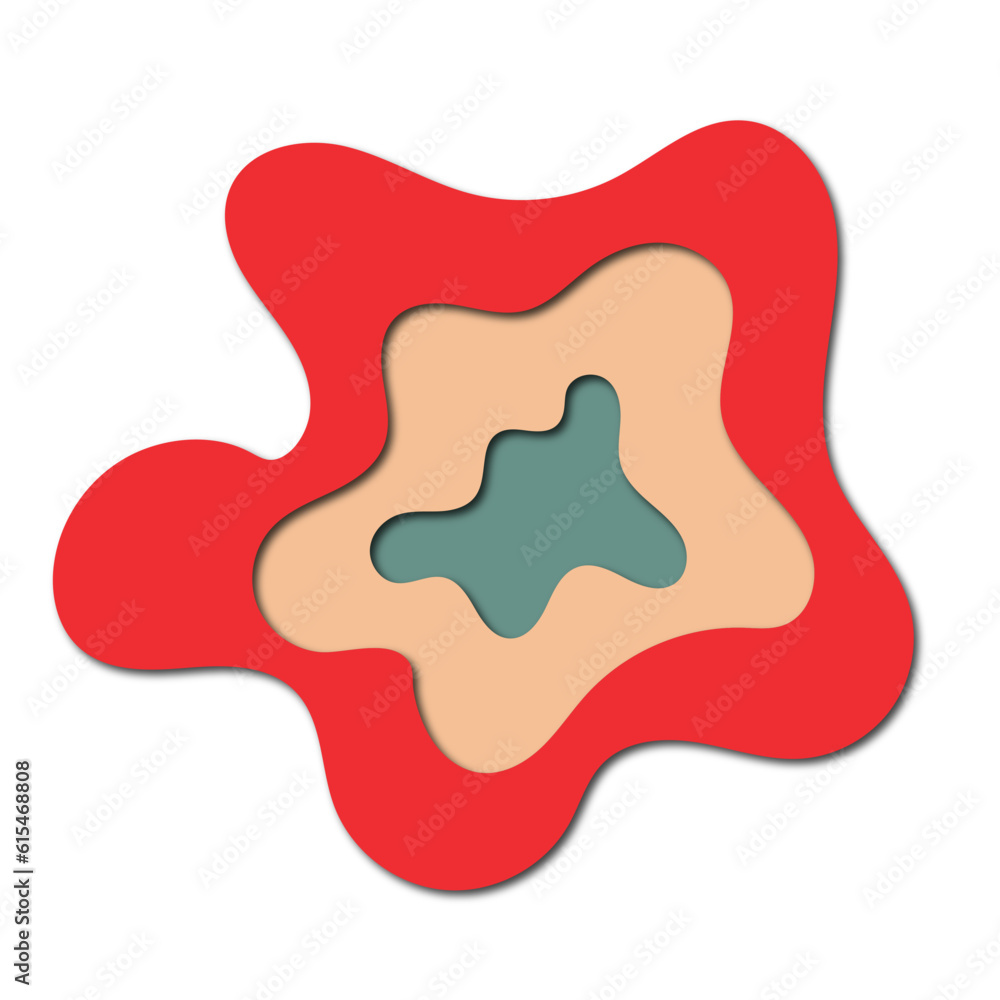 3d Abstract Paper Cut 3d Abstract Paper Cut