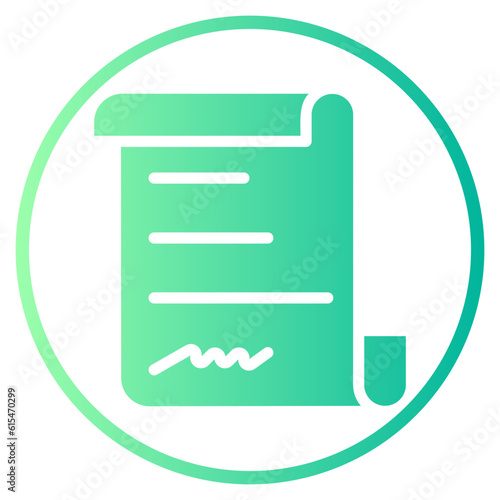 authorization gradient icon