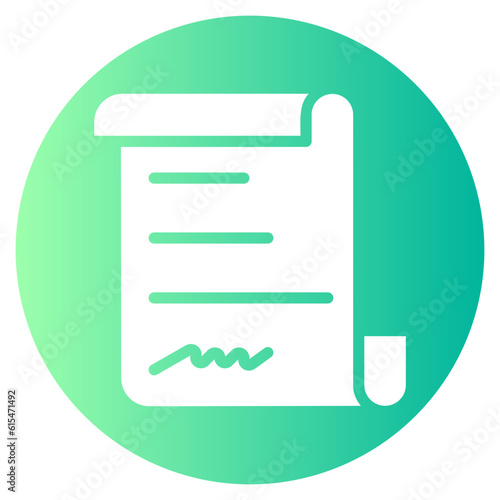 authorization gradient icon