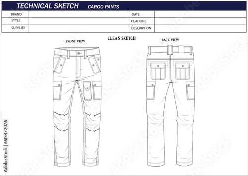 cargo pant template