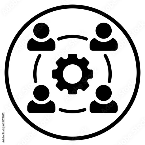 Contribution glyph icon
