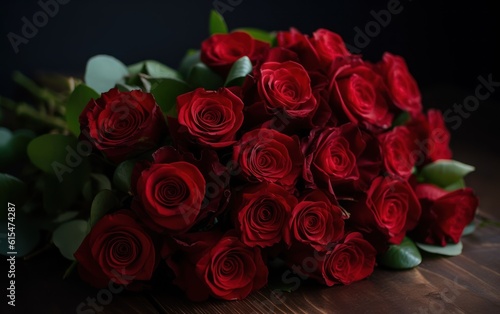 The Red Love  High-Quality Red Roses