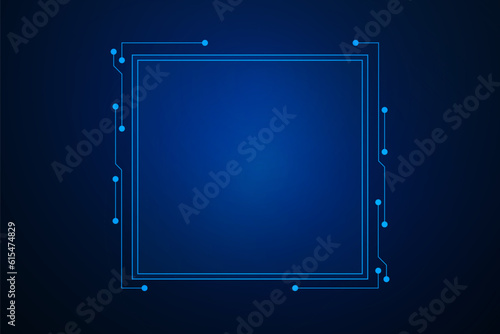 Sci fi futuristic user interface, HUD template frame design, Technology abstract background	
