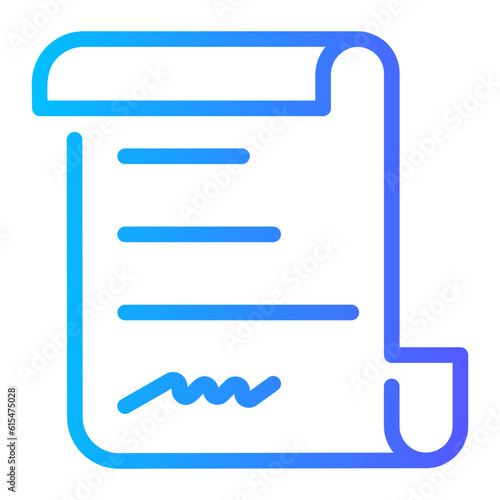 authorization gradient icon