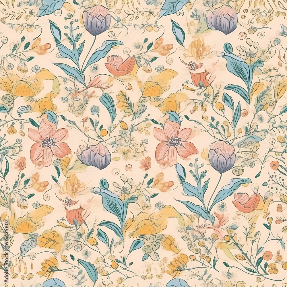 seamless floral pattern seamless floral pattern