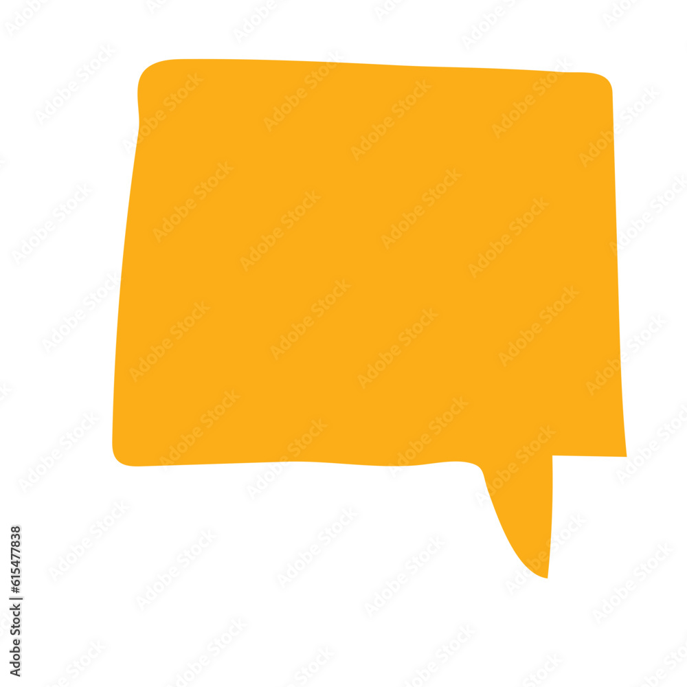 Organic Minimal Speech bubble shape Organic Minimal Speech bubble shape