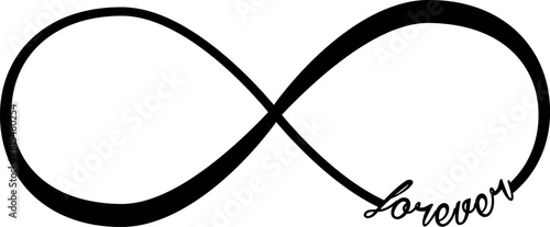 Forever Infinity SVG Cut File for Cricut and Silhouette, EPS Vector, PNG , JPEG , Zip Folder