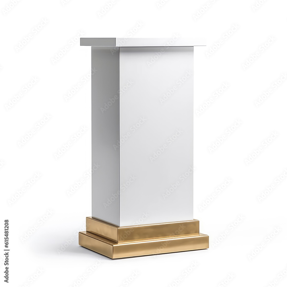 podium: Classical Column on a Pedestal generative AI podium: Classical Column on a Pedestal generative AI