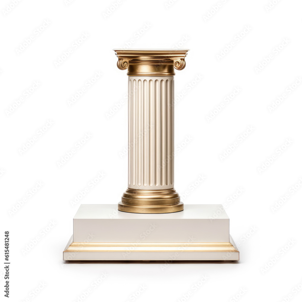podium: Classical Column on a Pedestal generative AI podium: Classical Column on a Pedestal generative AI