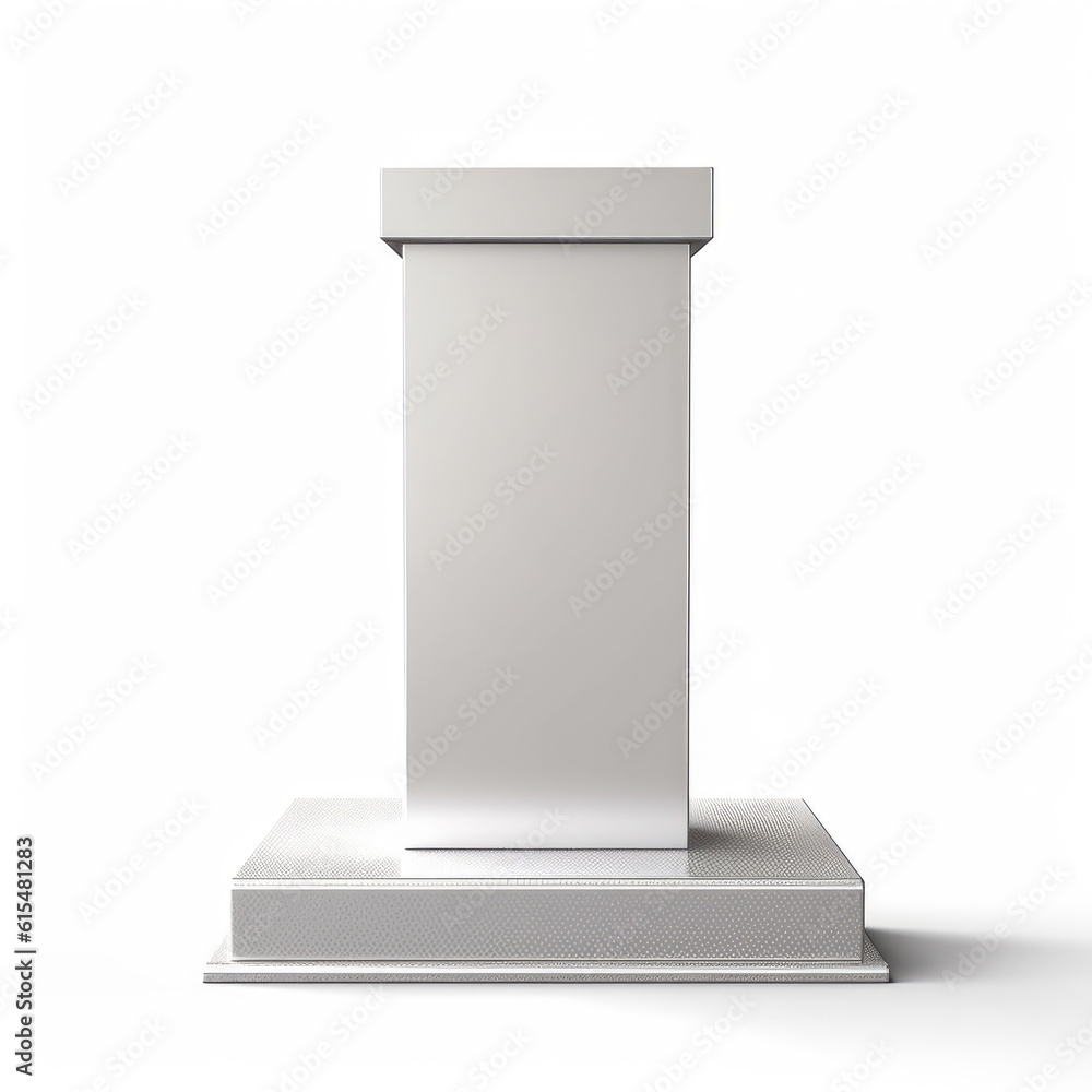 podium: Classical Column on a Pedestal generative AI