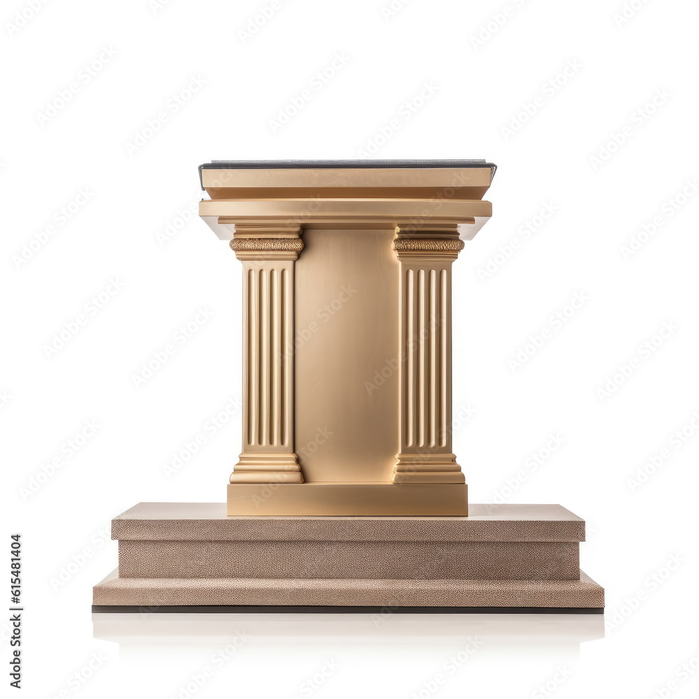 podium: Classical Column on a Pedestal generative AI podium: Classical Column on a Pedestal generative AI