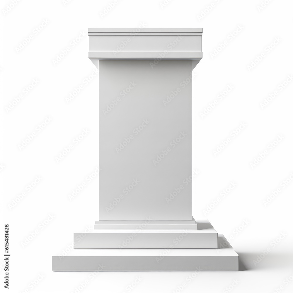 podium: Classical Column on a Pedestal generative AI podium: Classical Column on a Pedestal generative AI