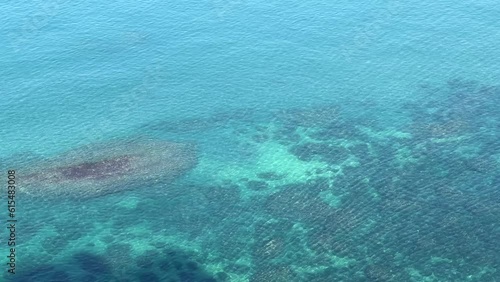 Wallpaper Mural Blue sea shiny flowing water beautiful seascape. Torontodigital.ca