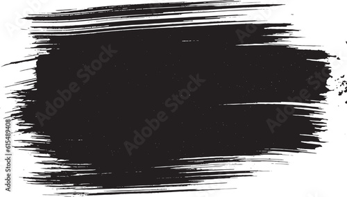 Abstract Dry Brush Grunge Banner.