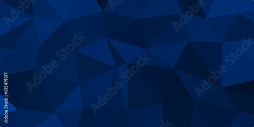 abstract blue triangles background for business