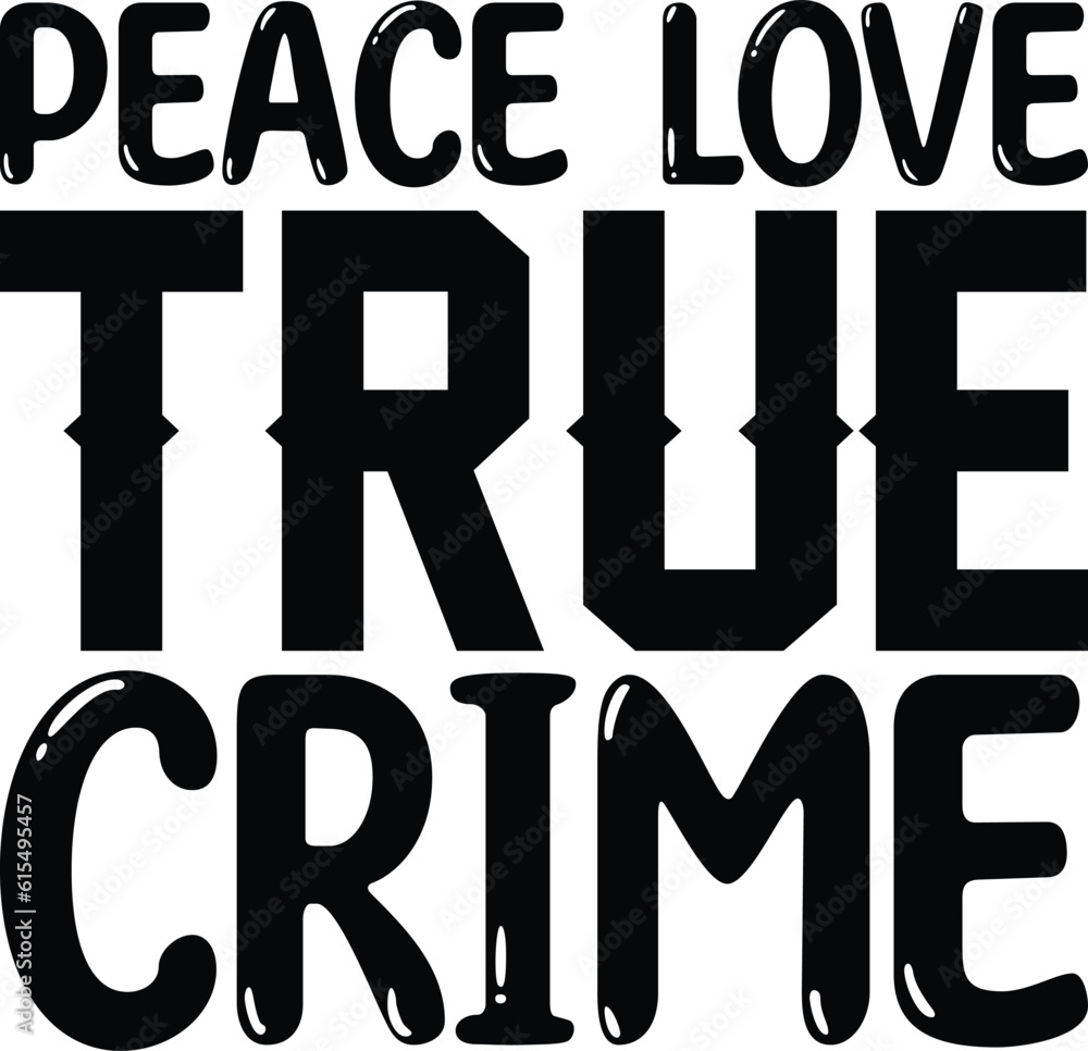Fototapeta premium True Crime svg bundle
