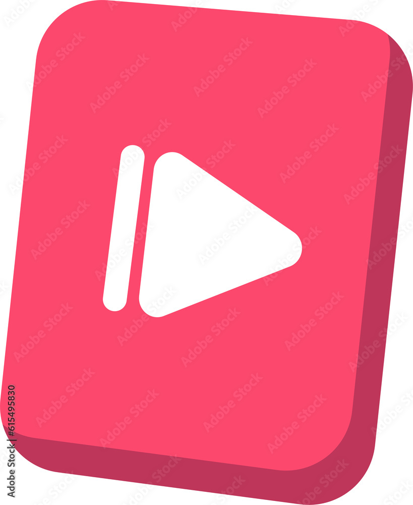 Video player application icon virtual. Video player application icon virtual.
