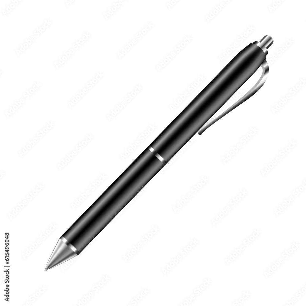 Simple Black Pen, Mockup. for work. Classic pen for design. vector illustration. For school, for work. Stationery tool. Template of pens Simple Black Pen, Mockup. for work. Classic pen for design. vector illustration. For school, for work. Stationery tool. Template of pens