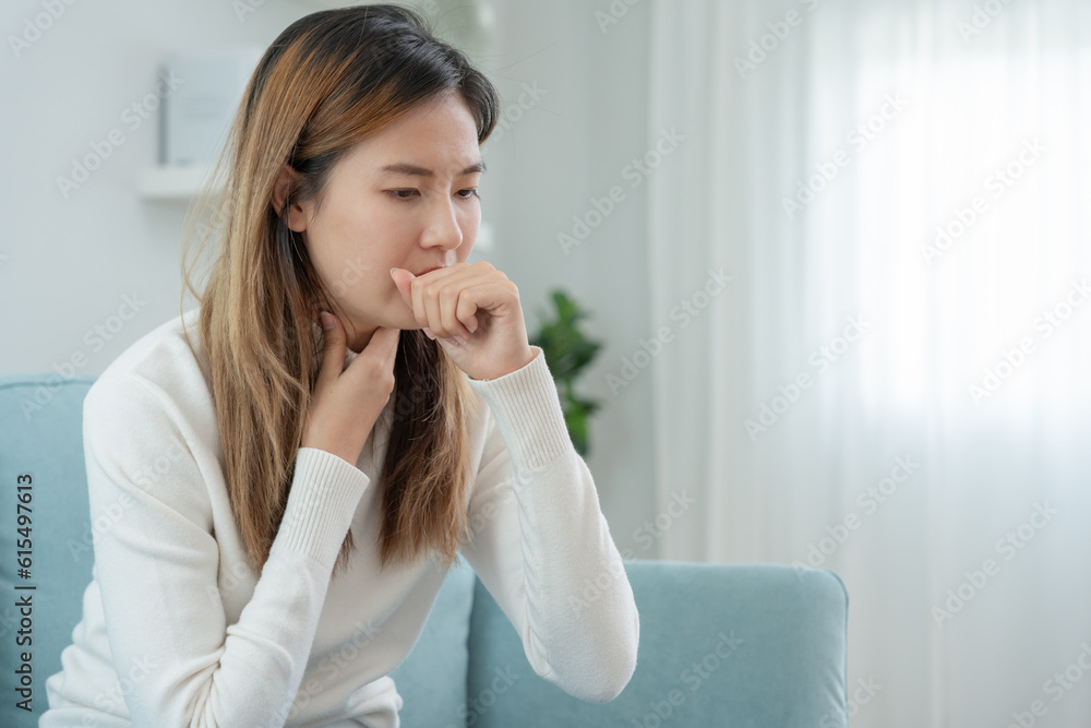 sick woman with a headache sitting under blanket, female sneezing and runny nose with seasonal influenza, allergic, high fever and influenza, resting, virus, coronavirus, feel illness, respiratory sick woman with a headache sitting under blanket, female sneezing and runny nose with seasonal influenza, allergic, high fever and influenza, resting, virus, coronavirus, feel illness, respiratory