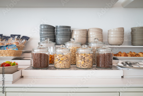 Colazione in hotel, buffet, bad and breakfast