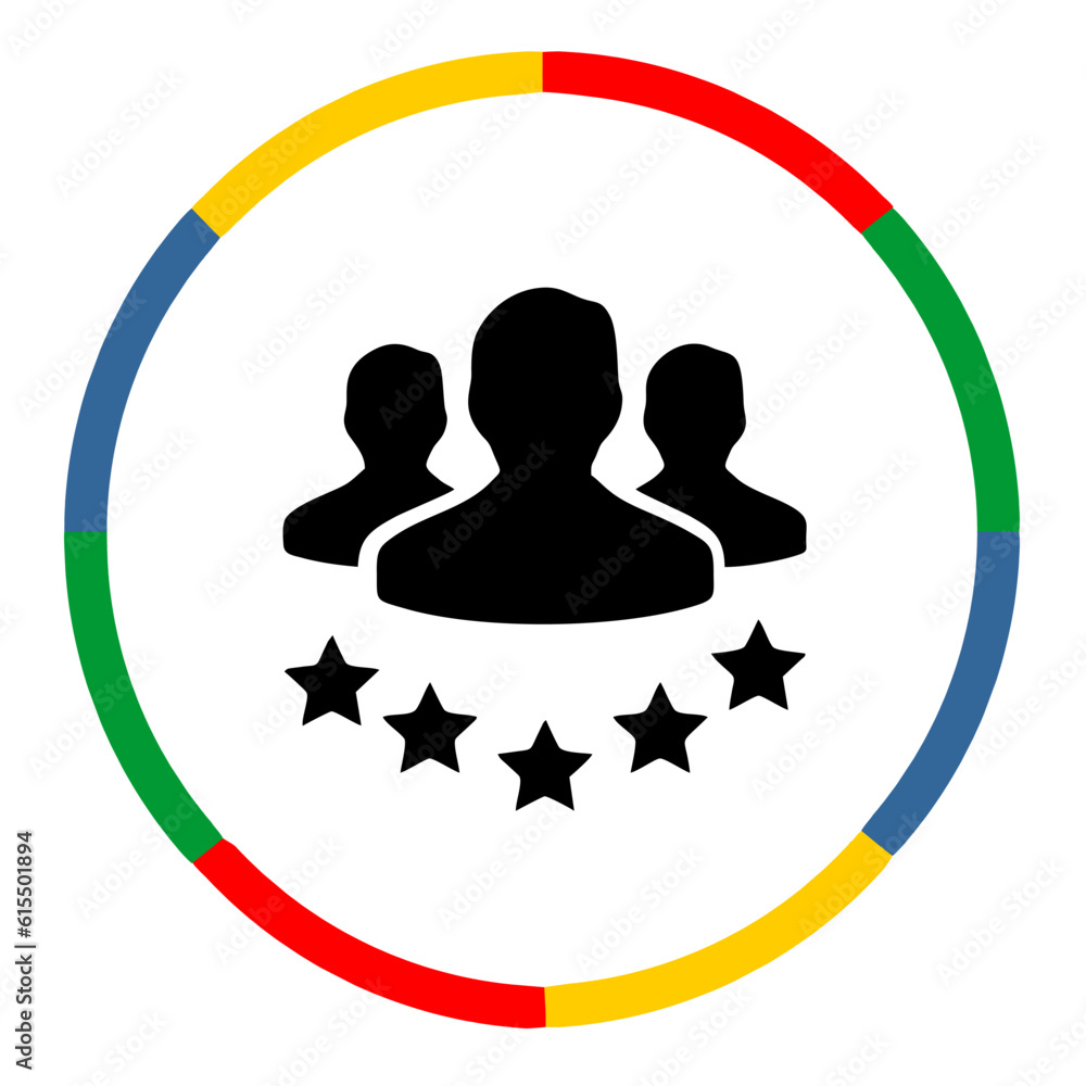  Google customer review symbol - obrazy, fototapety, plakaty 