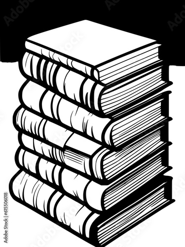 stack of books