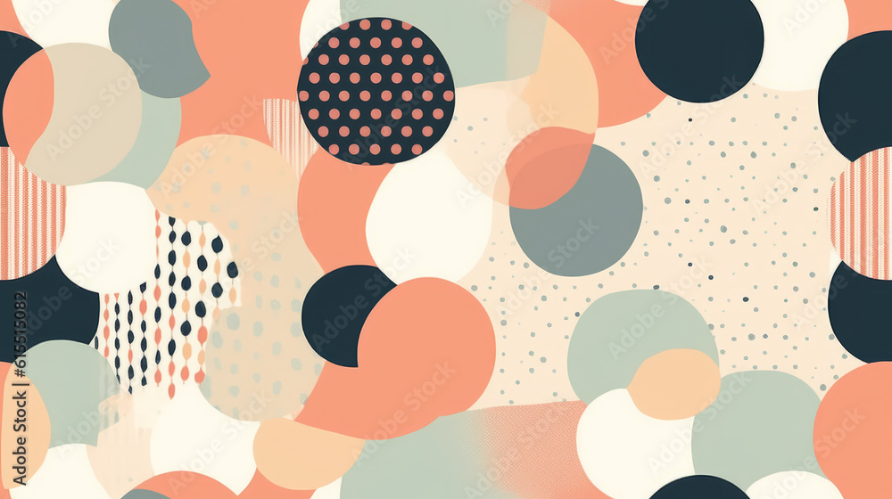 Seamless pattern background with a minimalist aesthetic with lines or dots in a limited pale muted colour palette Seamless pattern background with a minimalist aesthetic with lines or dots in a limited pale muted colour palette