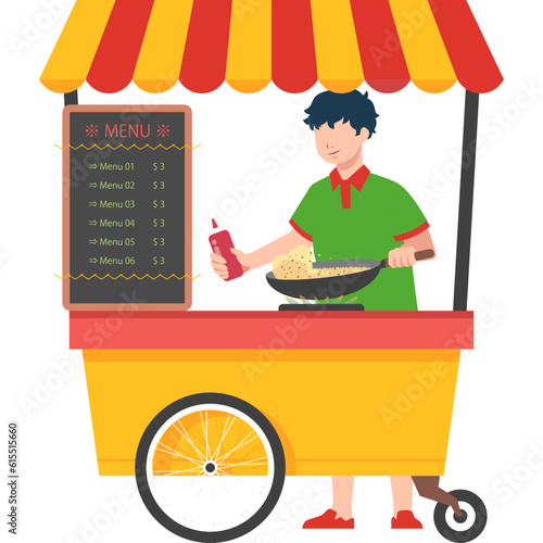 food court
