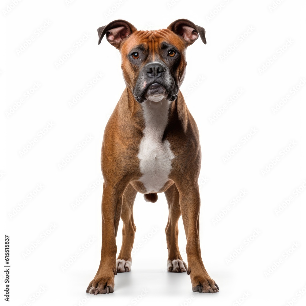 Dogs isolated on a white background