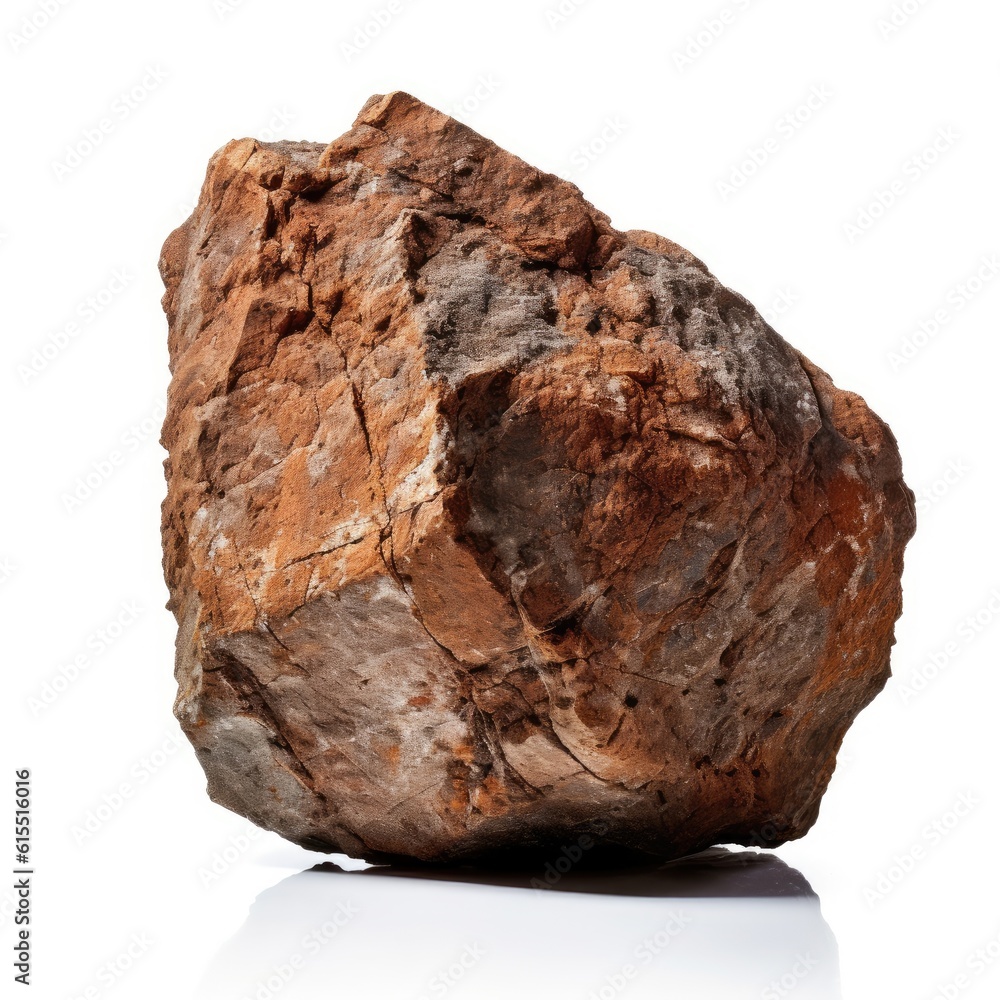 Natural rock stone isolated on a white background Natural rock stone isolated on a white background