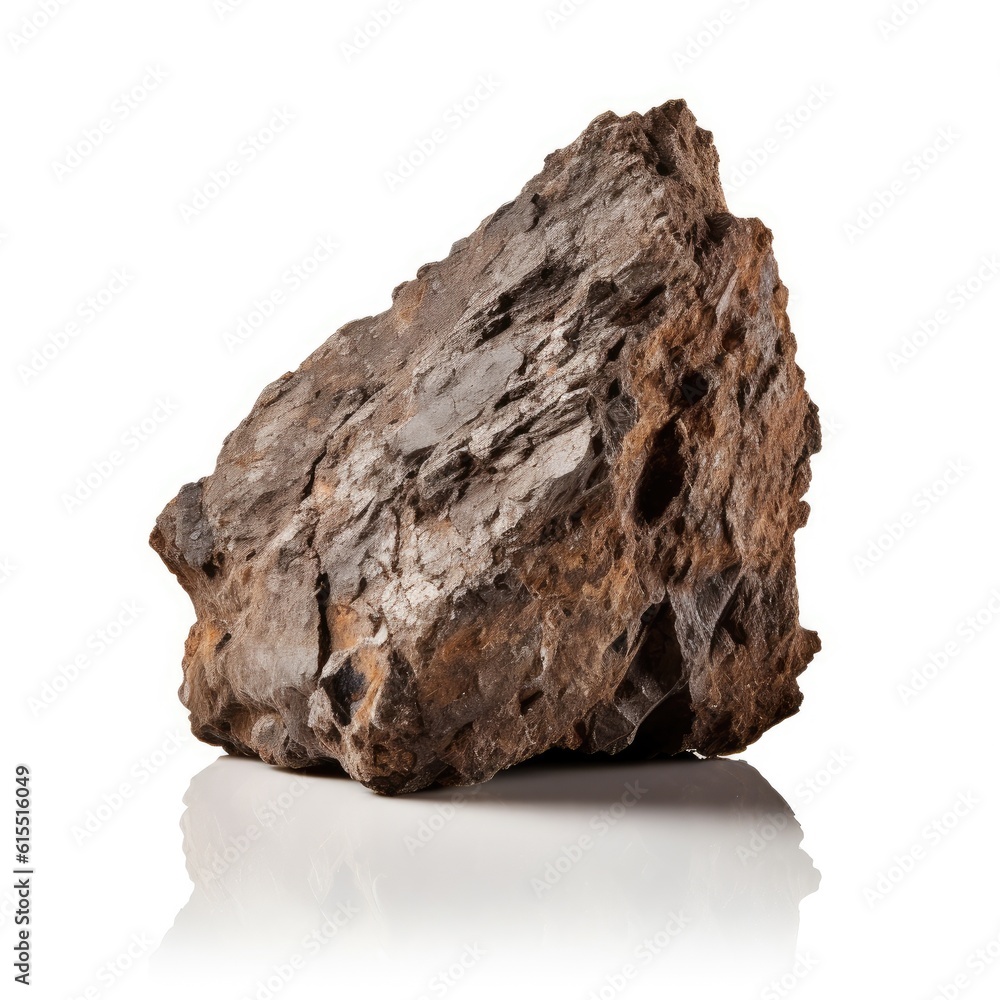 Natural rock stone isolated on a white background Natural rock stone isolated on a white background