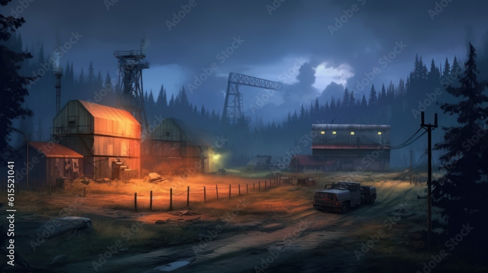 Military Game Environment Art