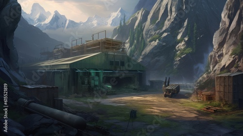 Military Game Environment Art