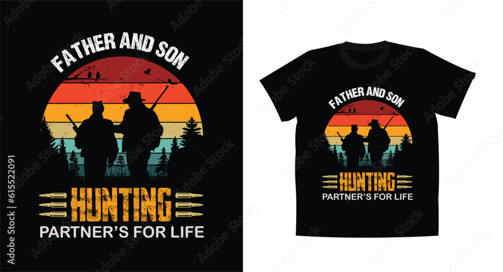 Father and son hunting T-shirt design, hunting vector art, hunting lover quotes Father and son hunting T-shirt design, hunting vector art, hunting lover quotes