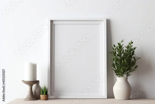 Mock up picture frame Generative AI