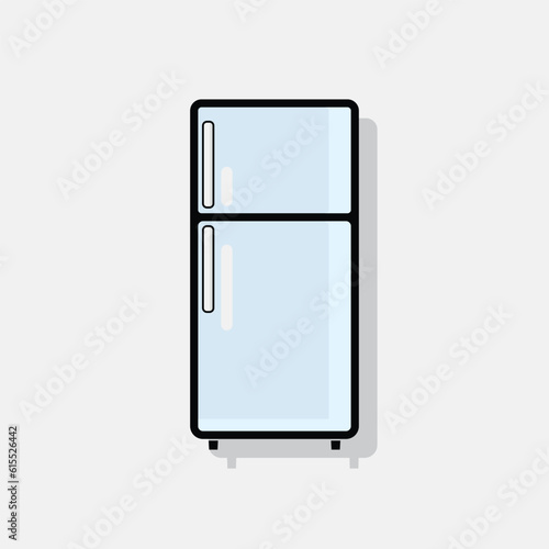 fridge flat icon logo design