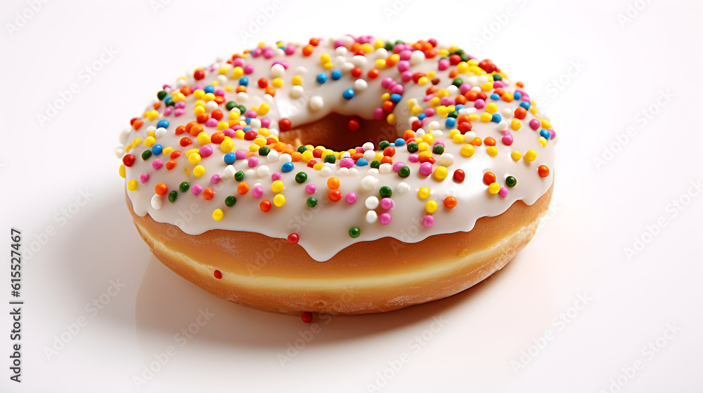 donut with sprinkles AI generated donut with sprinkles AI generated