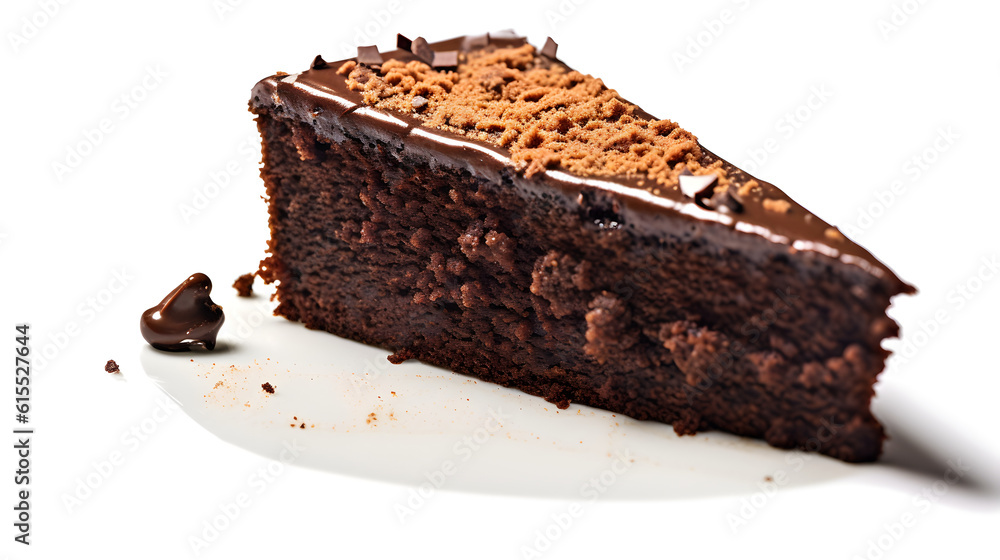 piece of chocolate cake AI generated piece of chocolate cake AI generated