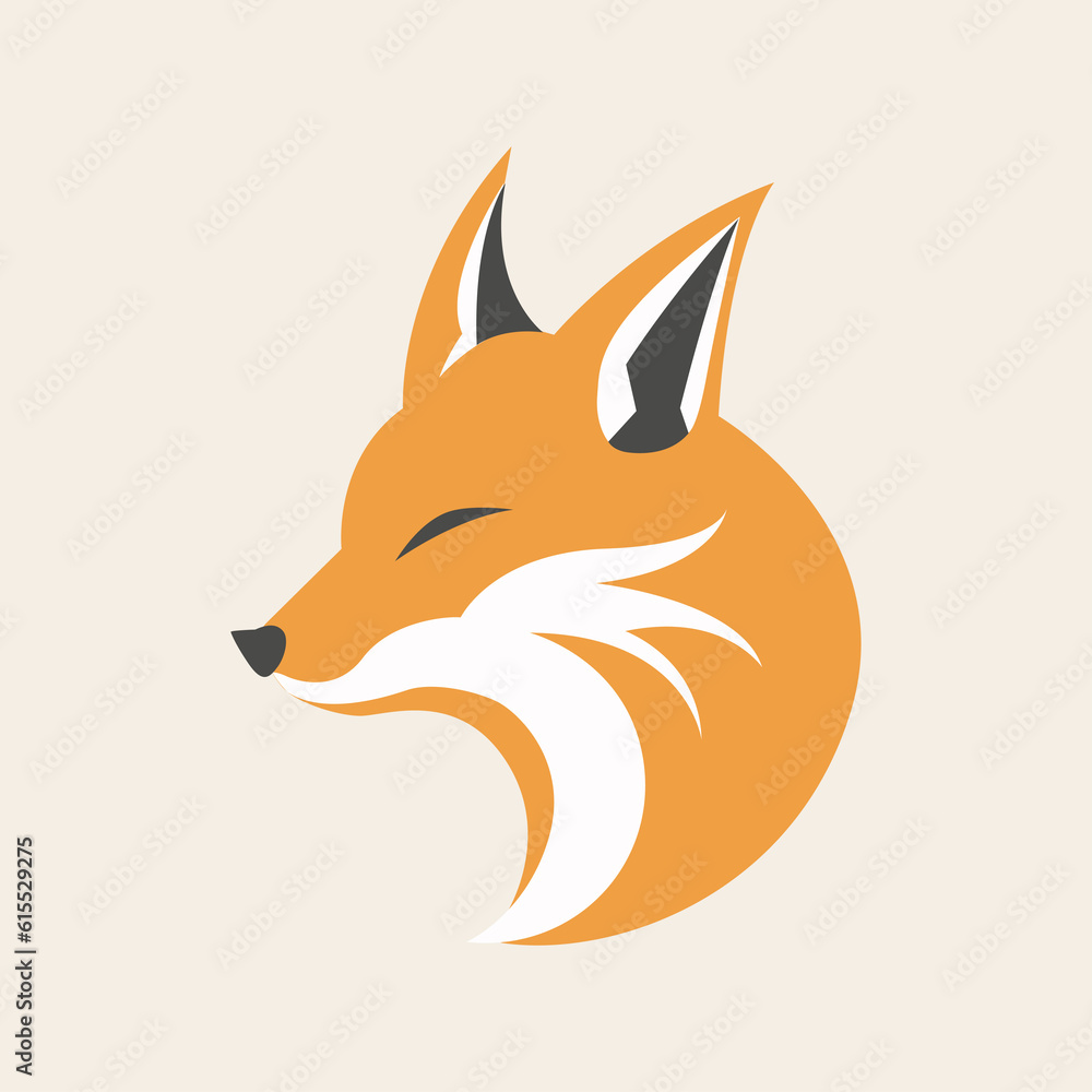 Obraz premium vector of fox design on white background fox logo or icon. easily editable layered vector illustration wild animal
