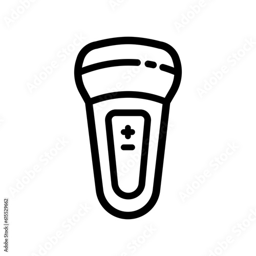 Laser for Skin Treatment Line Icon