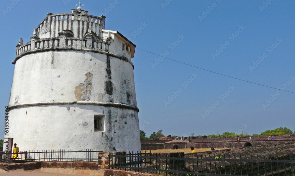 Fort Aguada in Goa, India