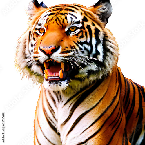 Tiger png  white background