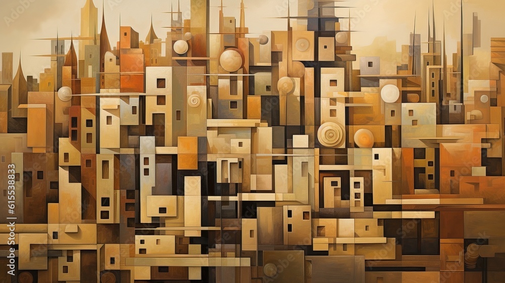 background made from cubes