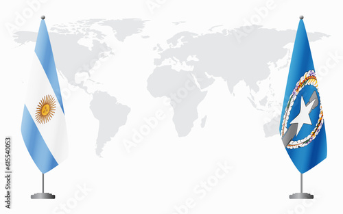 Argentina and Northern Mariana Islands flags for official me
