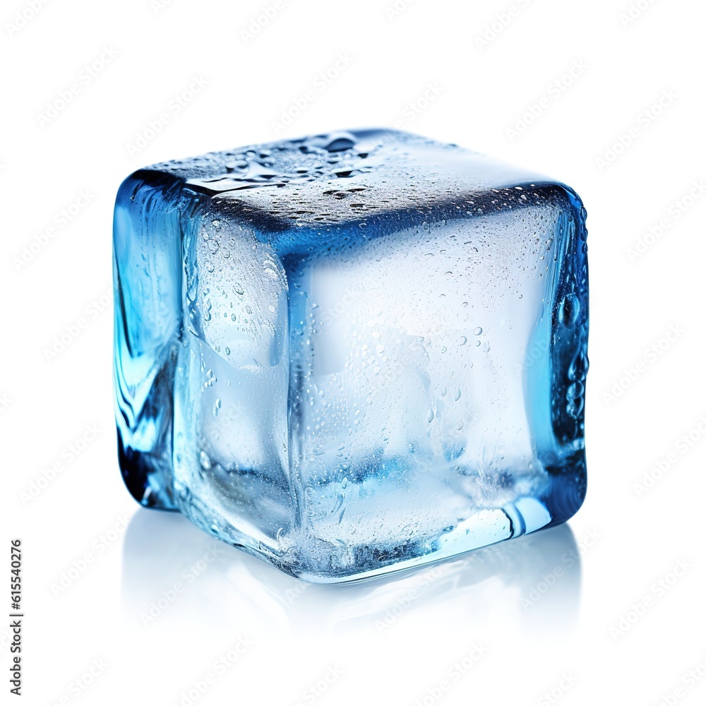 Obraz premium ice cube isolated on white