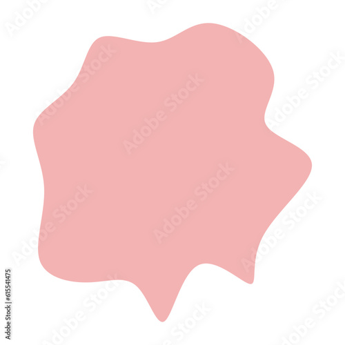 pink abstract shape